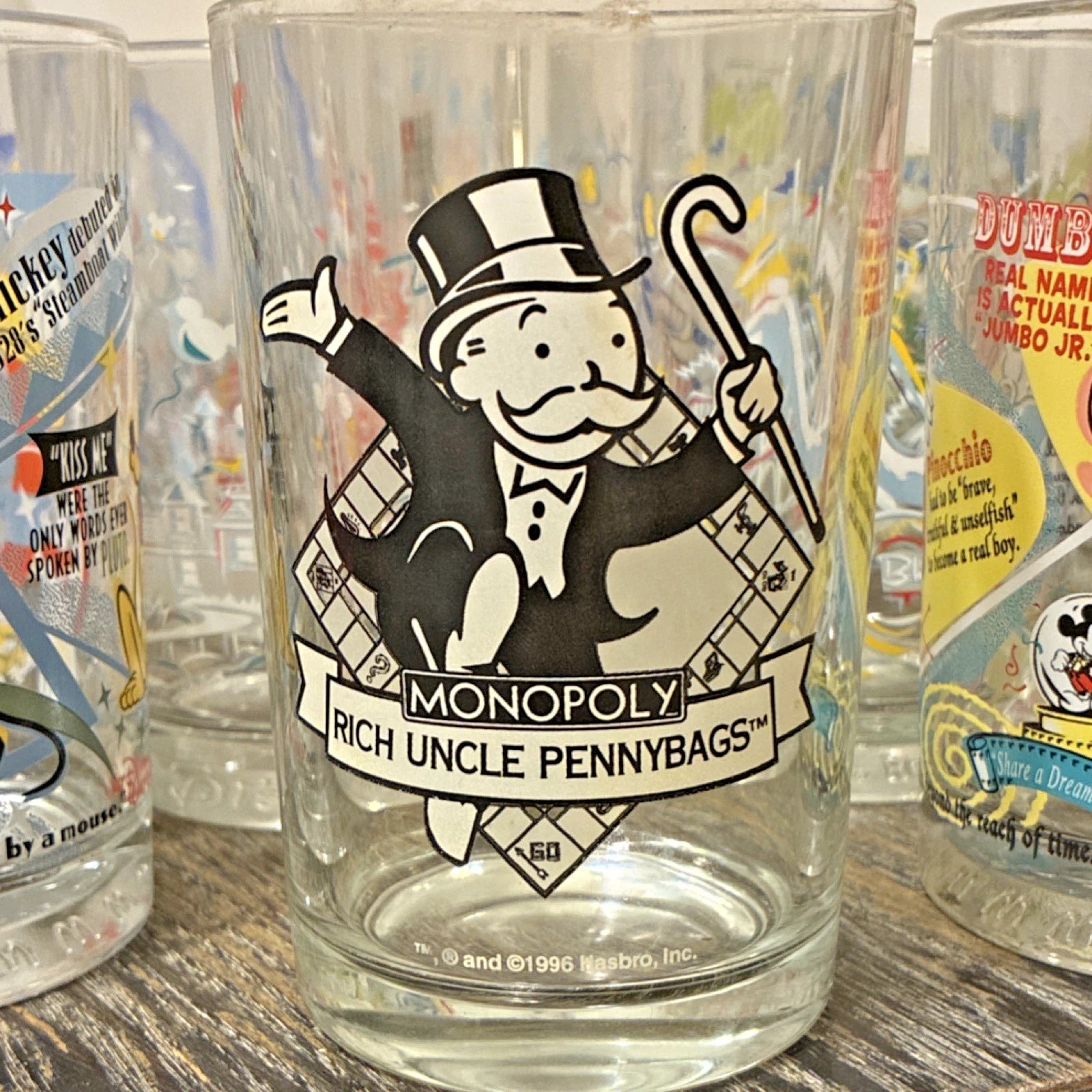 Disney 100th Anniversary Celebration McDonald's Toy Set 14 Mixed Glasses